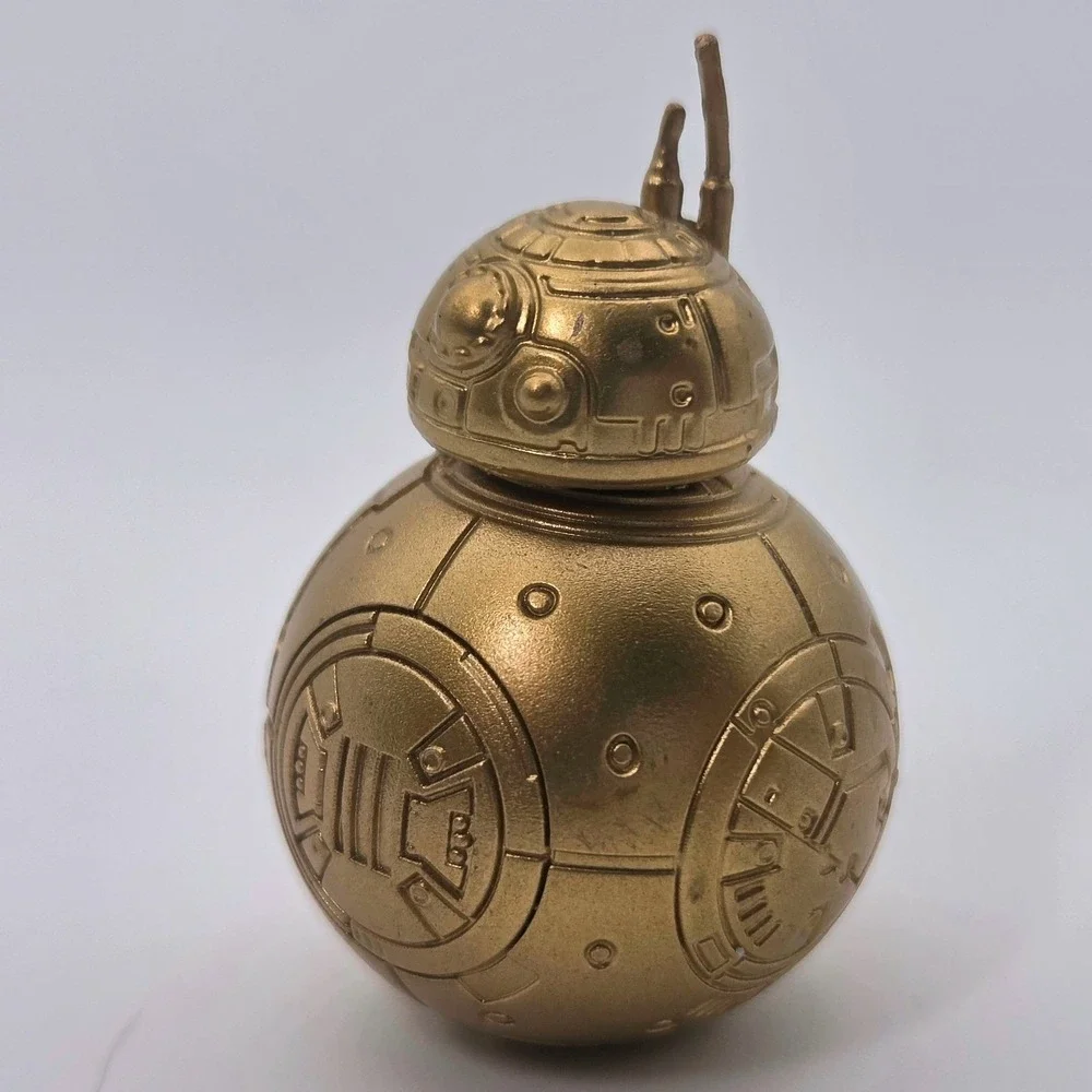 Hasbro Star Wars BB-8 Droid Figure Small Gold Good Condition Metallic